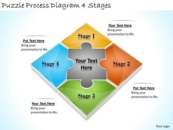 Timeline Ppt Template Puzzle Process Diagram 4 Stages Timeline Ppt Template Puzzle Process Diagram 4 Stages