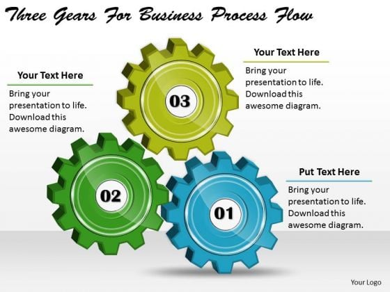 Timeline Ppt Template Three Gears For Business Process Flow Timeline Ppt Template Three Gears For Business Process Flow