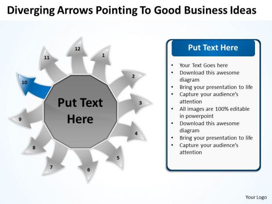 To Good Business PowerPoint Theme Ideas Circular Spoke Process Template To Good Business PowerPoint Theme Ideas Circular Spoke Process Template