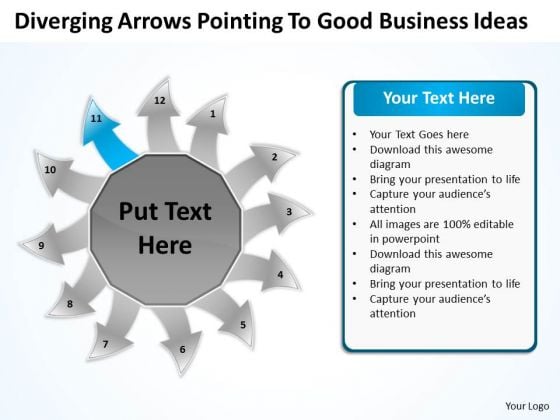 To Good Business PowerPoint Theme Ideas Circular Spoke Process Templates To Good Business PowerPoint Theme Ideas Circular Spoke Process Templates