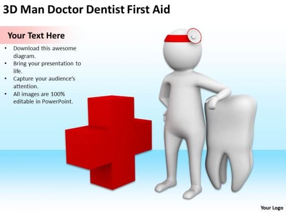 Top Business People 3d Man Doctor Dentist First Aid PowerPoint Templates Top Business People 3d Man Doctor Dentist First Aid PowerPoint Templates