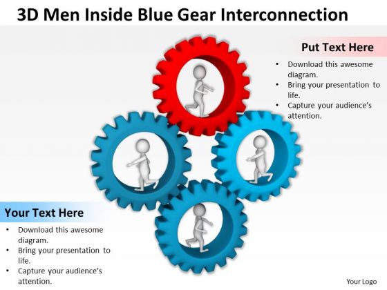 Top Business People 3d Men Inside Blue Gear Interconnection PowerPoint Templates Top Business People 3d Men Inside Blue Gear Interconnection PowerPoint Templates