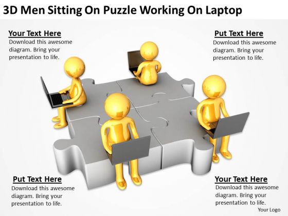 Top Business People On Puzzle Working Laptop PowerPoint Templates Ppt Backgrounds For Slides Top Business People On Puzzle Working Laptop PowerPoint Templates Ppt Backgrounds For Slides