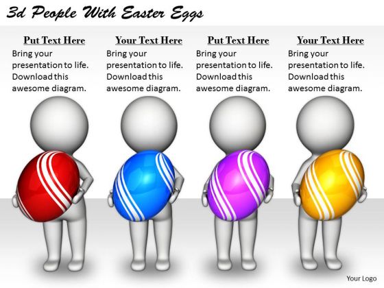 Total Marketing Concepts 3d People With Easter Eggs Character Modeling