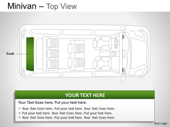 Transportation Green Minivan Top View PowerPoint Slides And Ppt Diagram Templates Transportation Green Minivan Top View PowerPoint Slides And Ppt Diagram Templates