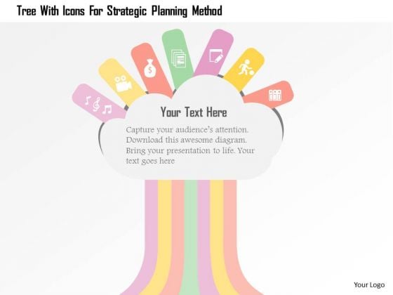Tree With Icons For Strategic Planning Method Presentation Template Tree With Icons For Strategic Planning Method Presentation Template