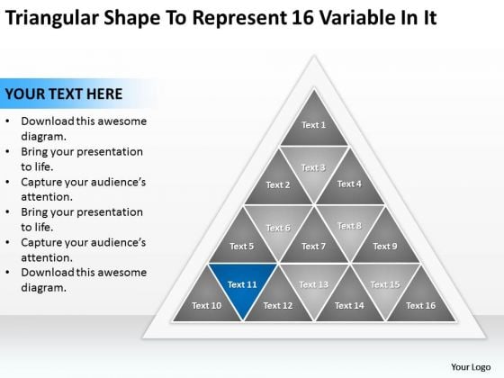 Triangular Shape To Represent 16 Variable In It Ppt New Business Ideas PowerPoint Templates Triangular Shape To Represent 16 Variable In It Ppt New Business Ideas PowerPoint Templates