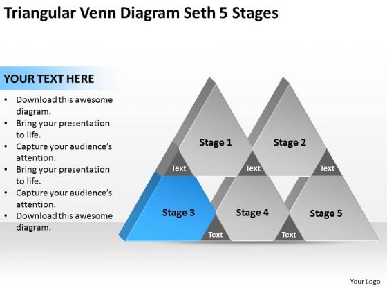 Triangular Venn Diagram Seth 5 Stages Ppt Successful Business Plan PowerPoint Slides Triangular Venn Diagram Seth 5 Stages Ppt Successful Business Plan PowerPoint Slides