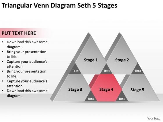 Triangular Venn Diagram Seth 5 Stages Ppt Write Business Plan Template PowerPoint Slides Triangular Venn Diagram Seth 5 Stages Ppt Write Business Plan Template PowerPoint Slides