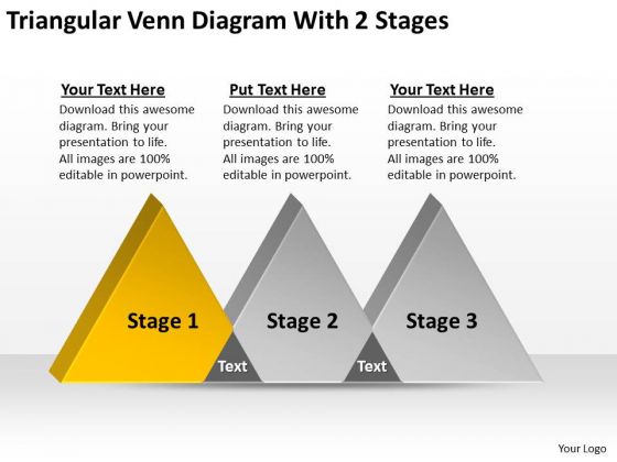 Triangular Venn Diagram With 2 Stages Ppt Business Plan PowerPoint Templates Triangular Venn Diagram With 2 Stages Ppt Business Plan PowerPoint Templates