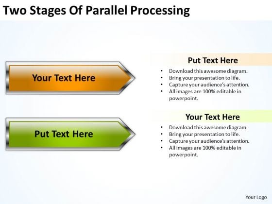Two Stages Of Parallel Processing Business Plan PowerPoint Slides Two Stages Of Parallel Processing Business Plan PowerPoint Slides