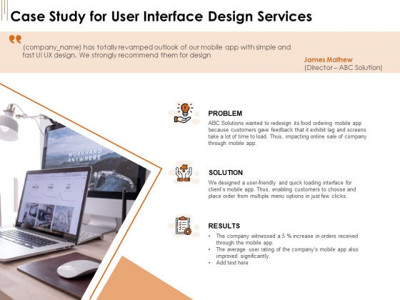 UI Software Design Case Study For User Interface Design Services Ppt Infographics Visual Aids PDF UI Software Design Case Study For User Interface Design Services Ppt Infographics Visual Aids PDF