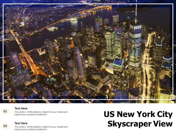 US New York City Skyscraper View Ppt PowerPoint Presentation Gallery Show PDF