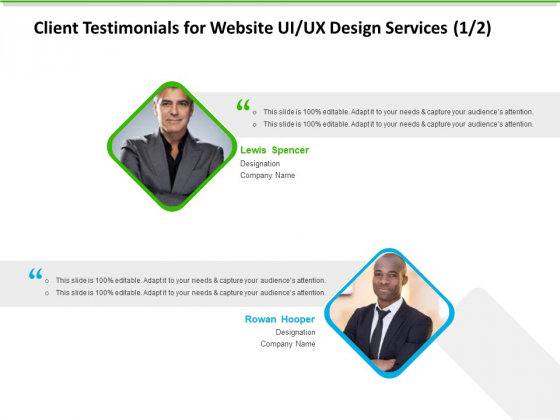 UX Design Services Client Testimonials For Website UI UX Design Services Themes PDF UX Design Services Client Testimonials For Website UI UX Design Services Themes PDF