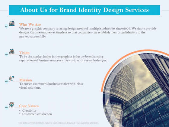 Ultimate Brand Creation Corporate Identity About Us For Brand Identity Design Services Ppt Infographics Layouts PDF Ultimate Brand Creation Corporate Identity About Us For Brand Identity Design Services Ppt Infographics Layouts PDF
