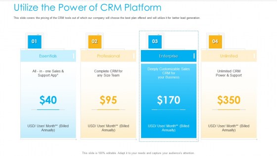 Unified Business To Consumer Marketing Strategy Utilize The Power Of CRM Platform Summary PDF Unified Business To Consumer Marketing Strategy Utilize The Power Of CRM Platform Summary PDF