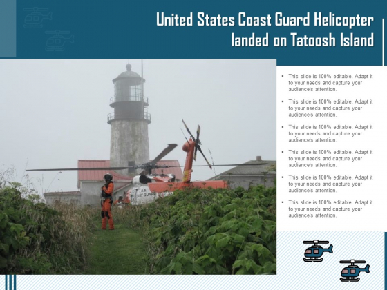 United States Coast Guard Helicopter Landed On Tatoosh Island Ppt PowerPoint Presentation Model Good PDF