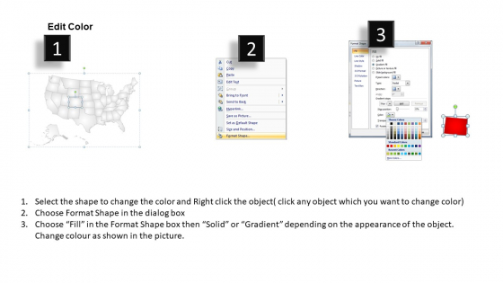 United States Country PowerPoint Maps 