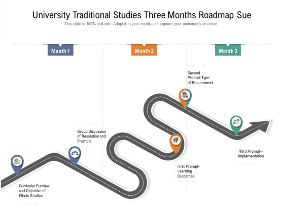 University Traditional Studies Three Months Roadmap Sue Structure