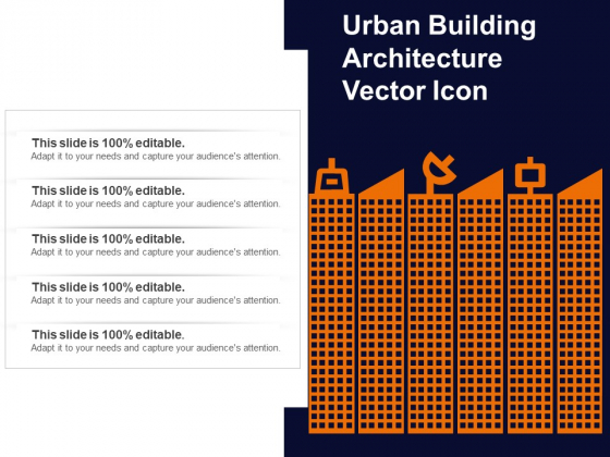 Urban Building Architecture Vector Icon Ppt PowerPoint Presentation Summary Gridlines PDF