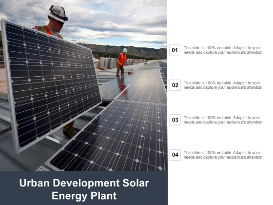 Urban Development Solar Energy Plant Ppt PowerPoint Presentation Outline Graphic Tips
