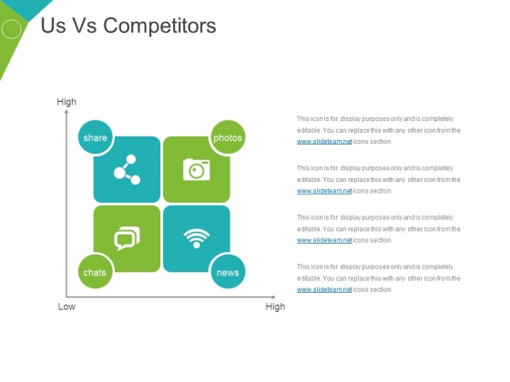 Us Vs Competitors Template 1 Ppt PowerPoint Presentation Show Infographics Us Vs Competitors Template 1 Ppt PowerPoint Presentation Show Infographics