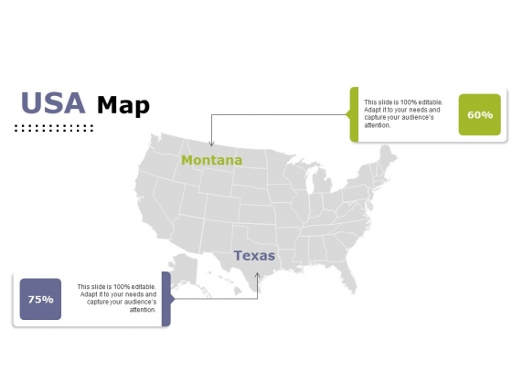 Usa Map Ppt PowerPoint Presentation Styles Example File