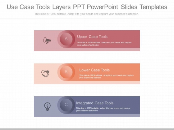 Use Case Tools Layers Ppt Powerpoint Slides Templates Use Case Tools Layers Ppt Powerpoint Slides Templates