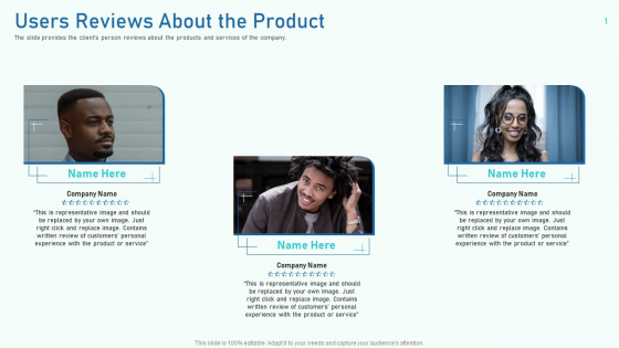 Users Reviews About The Product Ppt Ideas Model PDF Users Reviews About The Product Ppt Ideas Model PDF