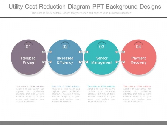 Utility Cost Reduction Diagram Ppt Background Designs Utility Cost Reduction Diagram Ppt Background Designs