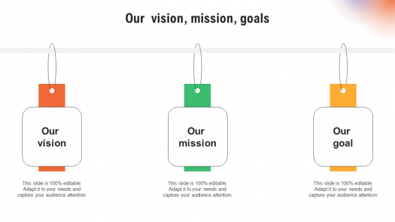 Utilizing Neuromarketing Techniques Our Vision Mission Goals Ppt Inspiration Pictures PDF