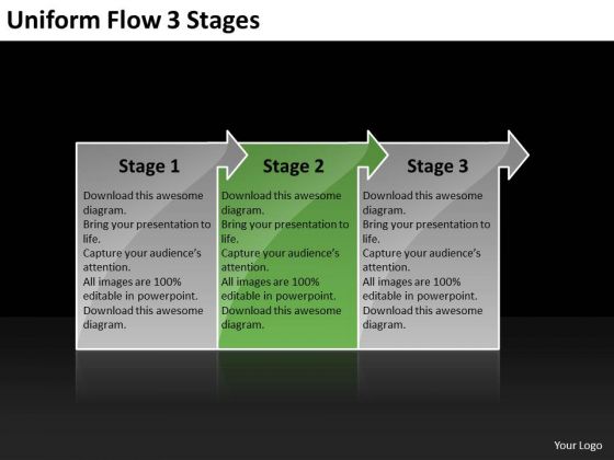 Uniform Flow 3 Stages Ppt Diagram PowerPoint Templates Uniform Flow 3 Stages Ppt Diagram PowerPoint Templates
