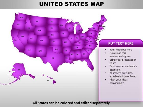 United States PowerPoint Maps United States PowerPoint Maps