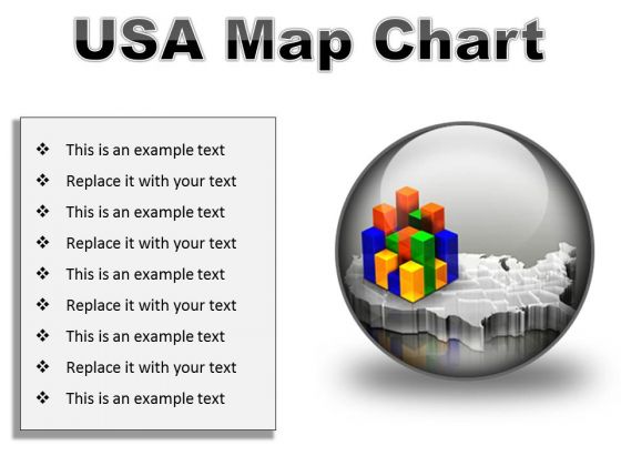 Usa Map Chart Americana PowerPoint Presentation Slides C Usa Map Chart Americana PowerPoint Presentation Slides C