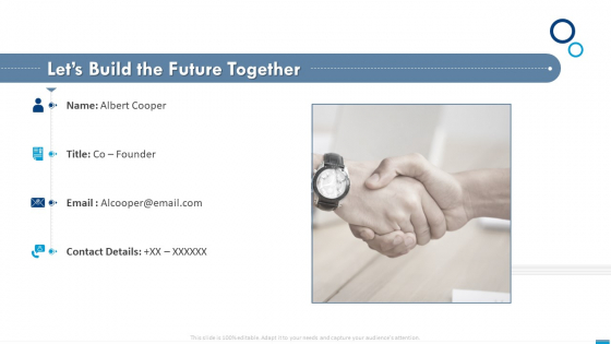 VR Startup Lets Build The Future Together Background PDF VR Startup Lets Build The Future Together Background PDF
