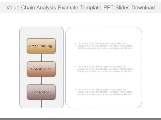 Value Chain Analysis Example Template Ppt Slides Download