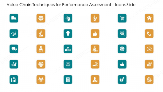 Value Chain Techniques For Performance Assessment Icons Slide Ppt Slides Introduction PDF Value Chain Techniques For Performance Assessment Icons Slide Ppt Slides Introduction PDF