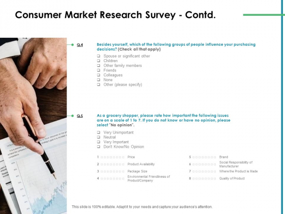 Value Creation Initiatives Consumer Market Research Survey Product Mockup PDF