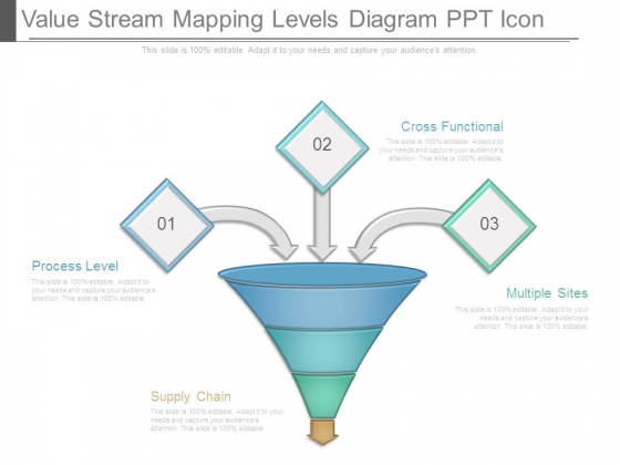 Value Stream Mapping Levels Diagram Ppt Icon Value Stream Mapping Levels Diagram Ppt Icon
