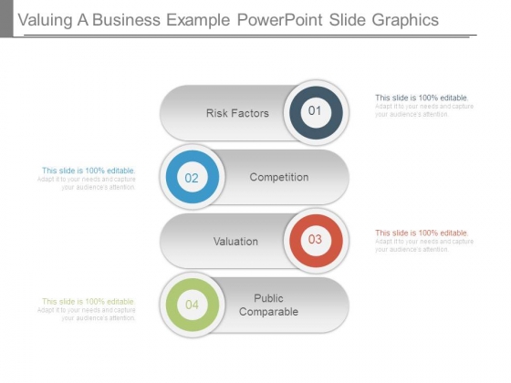 Valuing A Business Example Powerpoint Slide Graphics Valuing A Business Example Powerpoint Slide Graphics