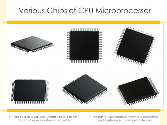 Various Chips Of CPU Microprocessor Ppt PowerPoint Presentation Slides Aids PDF