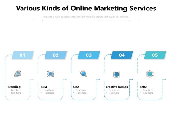 Various Kinds Of Online Marketing Services Ppt PowerPoint Presentation Outline Format Ideas PDF Various Kinds Of Online Marketing Services Ppt PowerPoint Presentation Outline Format Ideas PDF