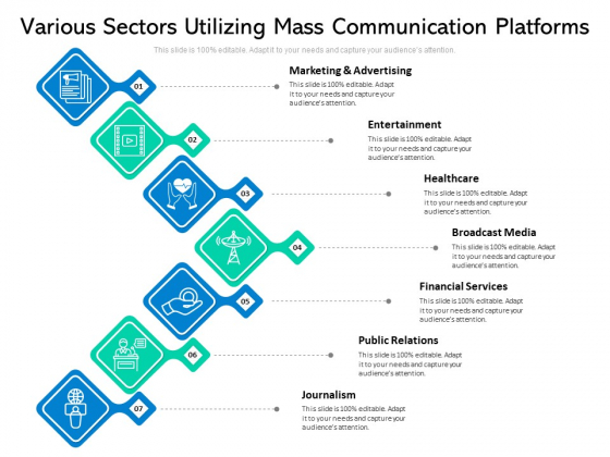 Various Sectors Utilizing Mass Communication Platforms Ppt PowerPoint Presentation File Inspiration PDF Various Sectors Utilizing Mass Communication Platforms Ppt PowerPoint Presentation File Inspiration PDF