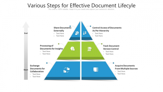 Various Steps For Effective Document Lifecyle Sample PDF Various Steps For Effective Document Lifecyle Sample PDF