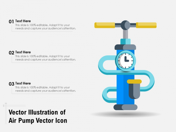 Vector Illustration Of Air Pump Vector Icon Ppt PowerPoint Presentation Pictures Slide Download PDF
