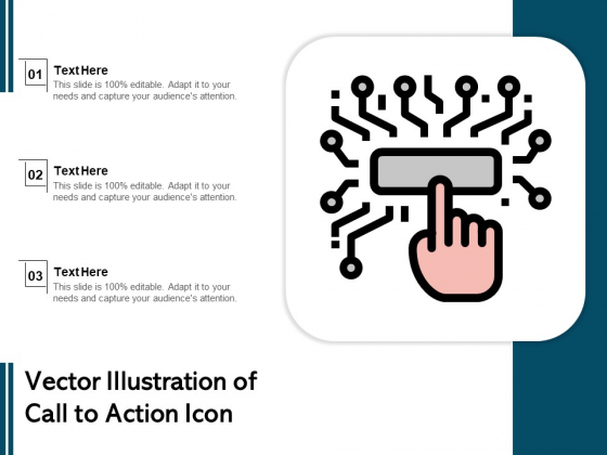 Vector Illustration Of Call To Action Icon Ppt PowerPoint Presentation File Samples PDF