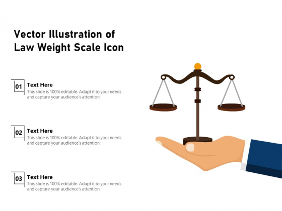 Vector Illustration Of Law Weight Scale Icon Ppt PowerPoint Presentation Layouts Good PDF
