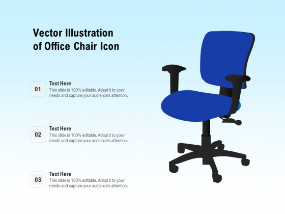 Vector Illustration Of Office Chair Icon Ppt PowerPoint Presentation Gallery Images PDF