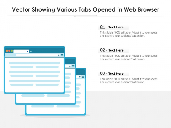 Vector Showing Various Tabs Opened In Web Browser Ppt PowerPoint Presentation File Microsoft PDF Vector Showing Various Tabs Opened In Web Browser Ppt PowerPoint Presentation File Microsoft PDF