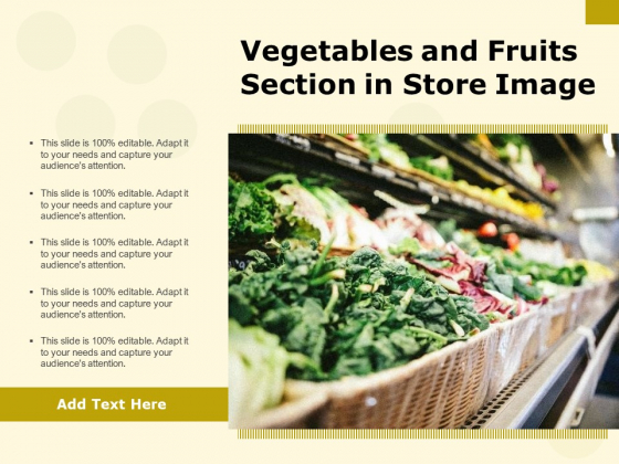 Vegetables And Fruits Section In Store Image Ppt PowerPoint Presentation Professional Infographic Template PDF